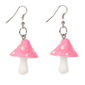 VILZSTUDIOS Stylish and unique earrings featuring a playful mushroom design