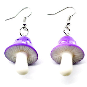 VILZSTUDIOS Stylish and unique earrings featuring a playful mushroom design