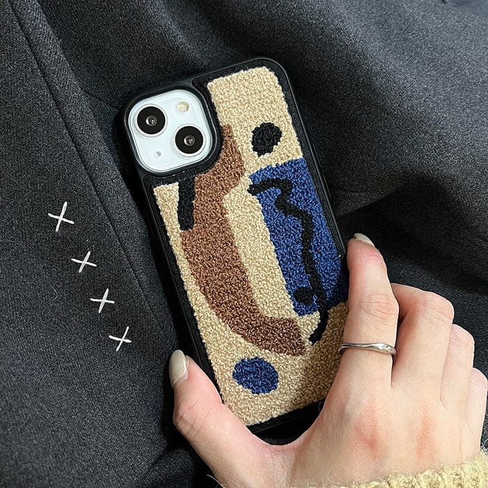VILZSTUDIOS Stylish abstract teddy iPhone case