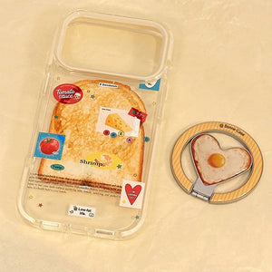 VILZSTUDIOS Trendy iPhone case with toast design