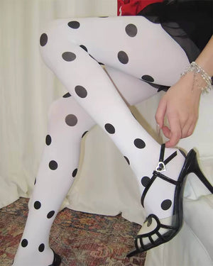 VILZSTUDIOS Polka dot tights from VILZSTUDIOS