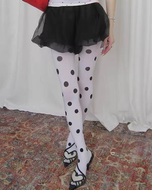 VILZSTUDIOS Polka dot tights from VILZSTUDIOS