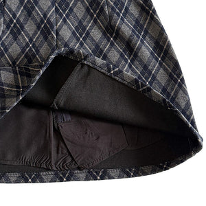 VILZSTUDIOS Fashionable mini skirt with argyle pattern