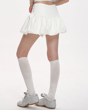 VILZSTUDIOS Stylish balloon skirt with ruffled details
