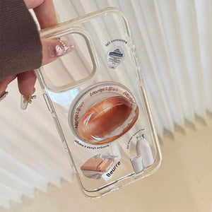 VILZSTUDIOS Bagel aesthetic phone case