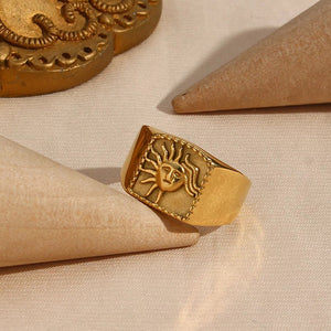 VILZSTUDIOS Elegant gold ring for stylish accessories