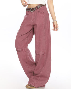 VILZSTUDIOS Wide-leg trousers with high-rise fit and flared legs
