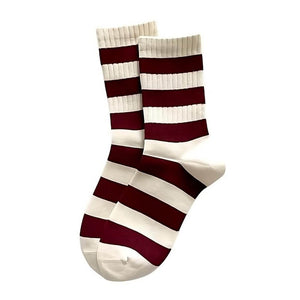 VILZSTUDIOS comfortable striped socks for everyday wear