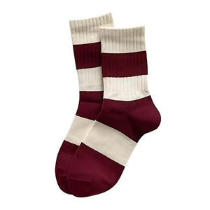 VILZSTUDIOS comfortable striped socks for everyday wear