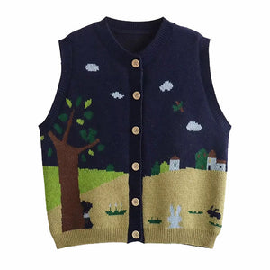 VILZSTUDIOS Stylish button up vest for streetwear fashion