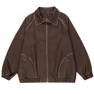 VILZSTUDIOS Stylish bomber jacket with collar