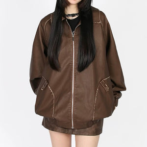 VILZSTUDIOS Stylish bomber jacket with collar
