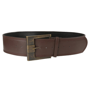 VILZSTUDIOS Faux leather belt with vintage charm