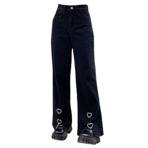 VILZSTUDIOS Retro flare slit jeans
