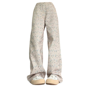 VILZSTUDIOS Floral aesthetic trousers for trendy fashion