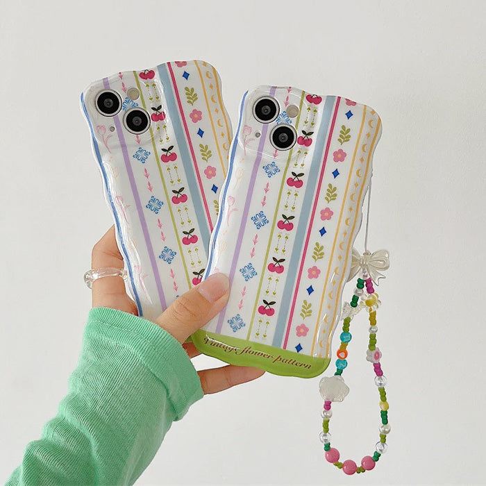 VILZSTUDIOS Floral pattern phone case for stylish protection