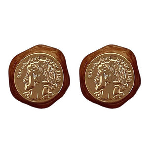 VILZSTUDIOS Stylish retro coin earrings for fashion enthusiasts