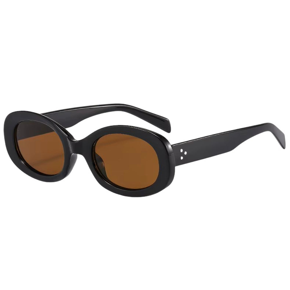 VILZSTUDIOS Stylish retro oval frame sunglasses
