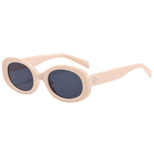 VILZSTUDIOS Stylish retro oval frame sunglasses