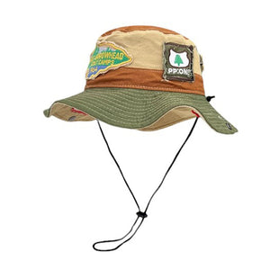 VILZSTUDIOS Stylish retro patchwork fishing cap from VILZSTUDIOS