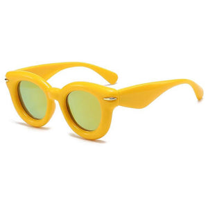 VILZSTUDIOS Stylish retro round frame sunglasses
