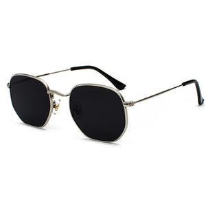 VILZSTUDIOS Retro Round Metal Sunglasses