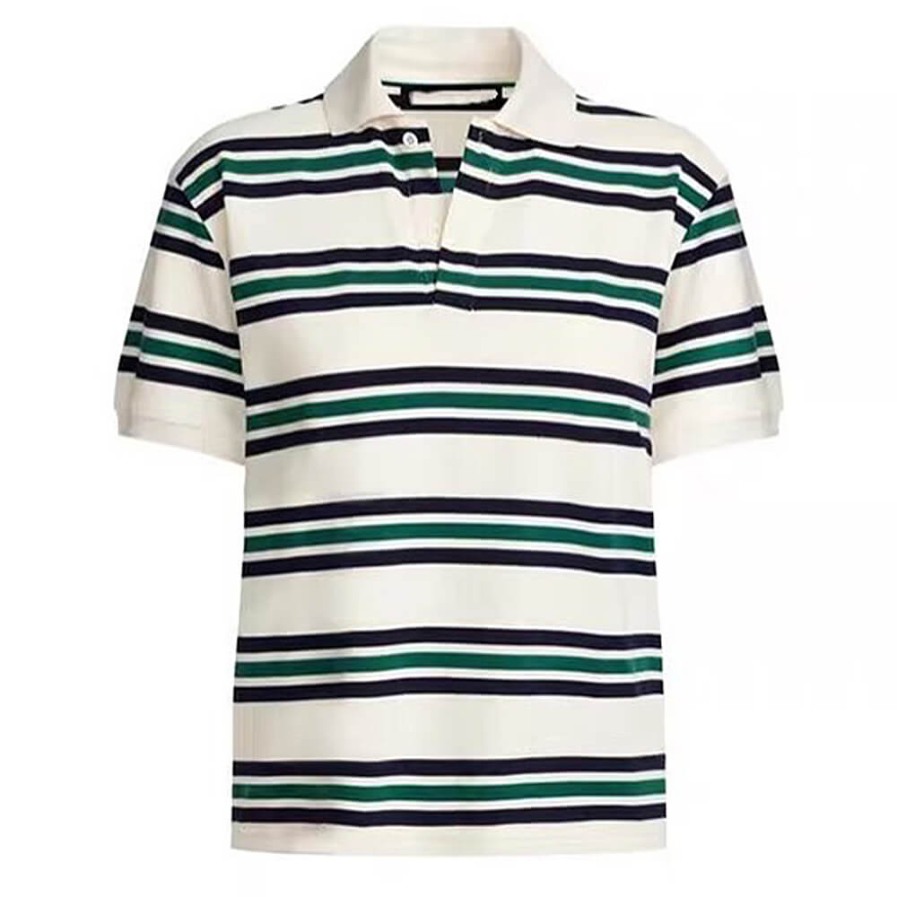 VILZSTUDIOS Retro striped polo shirt for casual wear