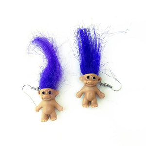 VILZSTUDIOS Stylish retro troll earrings for fashion lovers