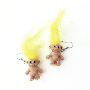 VILZSTUDIOS Stylish retro troll earrings for fashion lovers