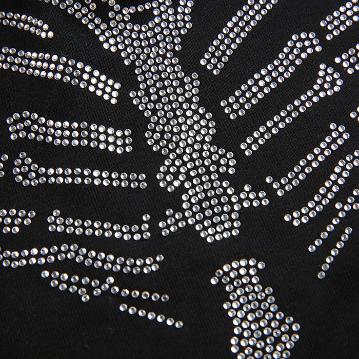 VILZSTUDIOS Stylish rhinestone bardot top from VILZSTUDIOS
