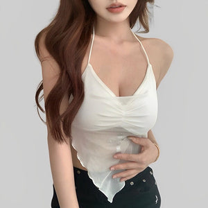 VILZSTUDIOS Y2K rhinestone scarf top for stylish outfits