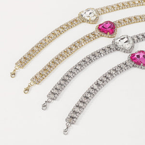 VILZSTUDIOS Rhinestone heart choker from VILZSTUDIOS