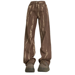 VILZSTUDIOS Brown denim jeans from VILZSTUDIOS