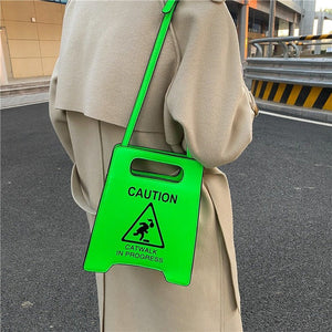 VILZSTUDIOS Vibrant neon handbag made of vegan leather