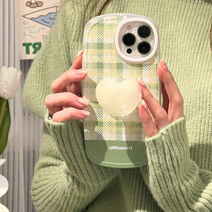 VILZSTUDIOS Generic phone case with gingham pattern