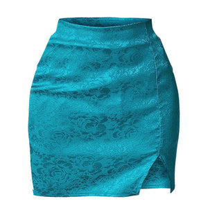 VILZSTUDIOS Fashionable satin midi skirt for stylish outfits
