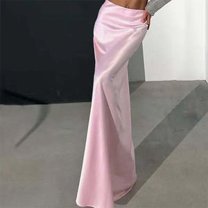 VILZSTUDIOS Satin maxi skirt for stylish outfits