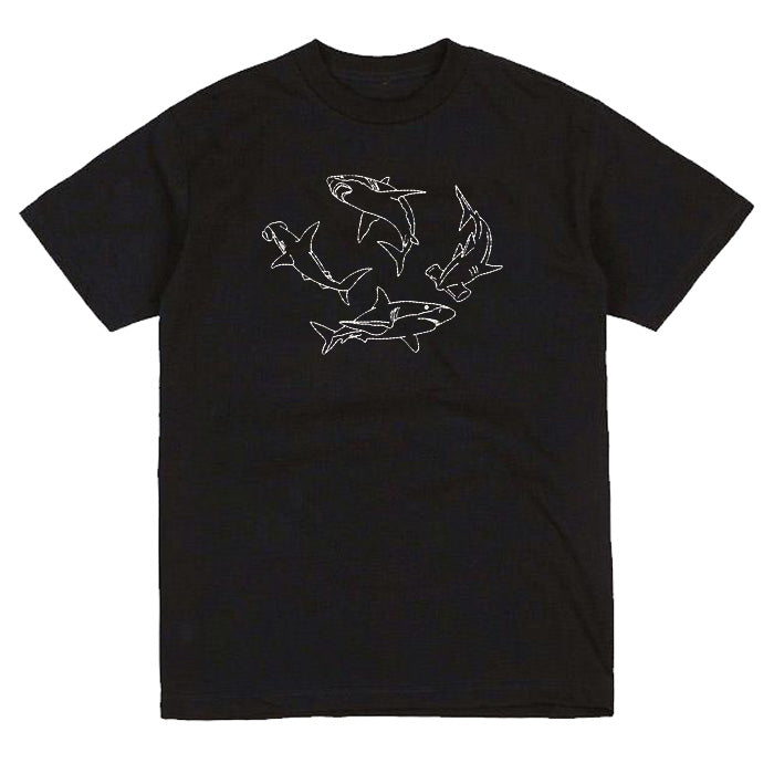VILZSTUDIOS Shark graphic oversized t-shirt for streetwear fashion