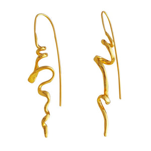 VILZSTUDIOS Stylish spiral earrings in a minimalist design