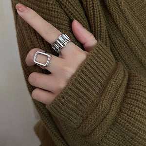 VILZSTUDIOS Adjustable minimalist ring set