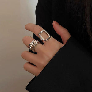 VILZSTUDIOS Adjustable minimalist ring set