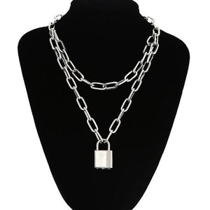 VILZSTUDIOS Sleek Sass Lock Chain Necklace from VILZSTUDIOS
