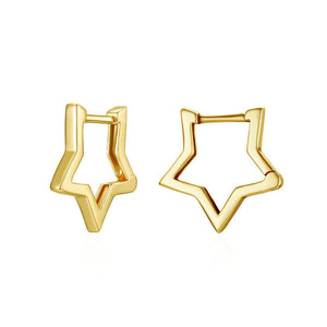 VILZSTUDIOS Minimalist star earrings in sterling silver