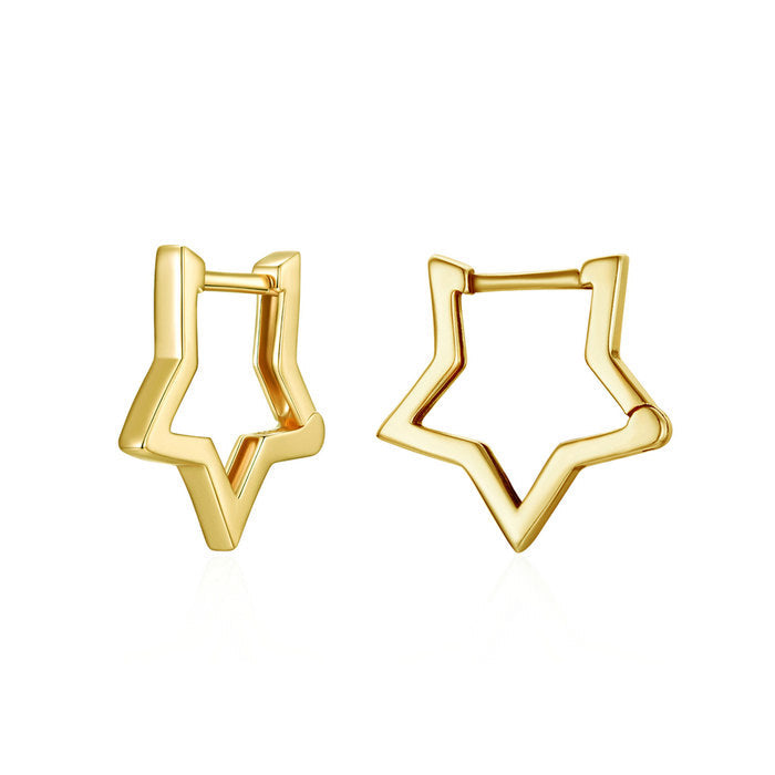 VILZSTUDIOS Minimalist star earrings in sterling silver