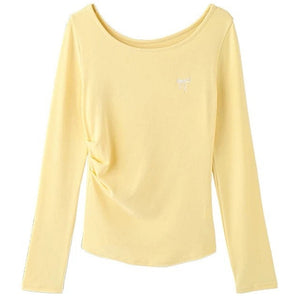 VILZSTUDIOS Soft yellow long sleeve top