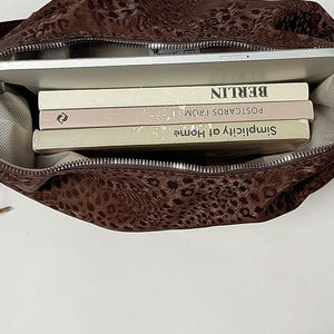 VILZSTUDIOS light pink subtle animal spot shoulder bag