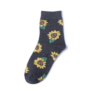 VILZSTUDIOS Stylish sunflower socks for trendy outfits