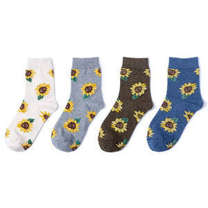 VILZSTUDIOS Stylish sunflower socks for trendy outfits