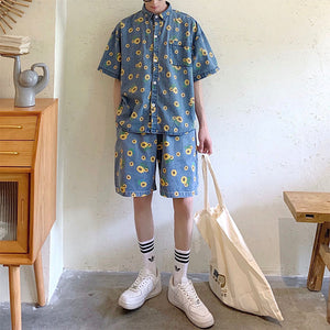 VILZSTUDIOS Denim shirt for casual streetwear style