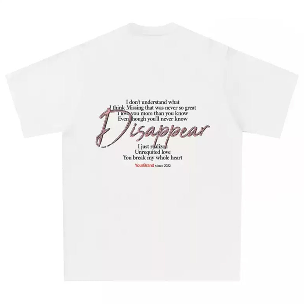 VILZSTUDIOS Graphic tee featuring surreal face print with tear streaks